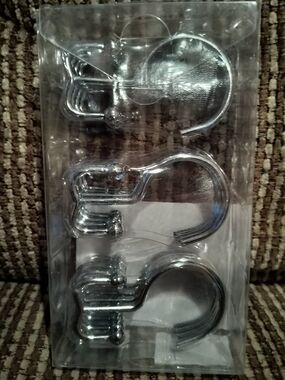 zenna home | Bath | Zenna Home Double Shower Curtain Hooks 2 Chrome